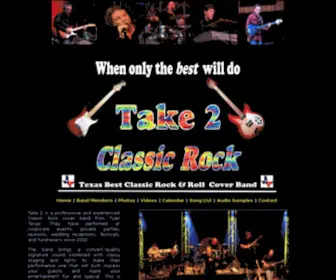 Take2Band.com(Take 2 Band) Screenshot