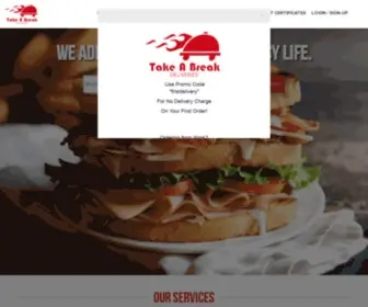 Takeabreakdeliveries.com(Take a Break Deliveries) Screenshot