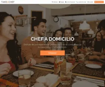 Takeachef.com(Chef a domicilio para eventos privados en España) Screenshot