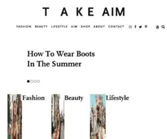 Takeaim.nu(LA Lifestyle & Fashion Blog) Screenshot