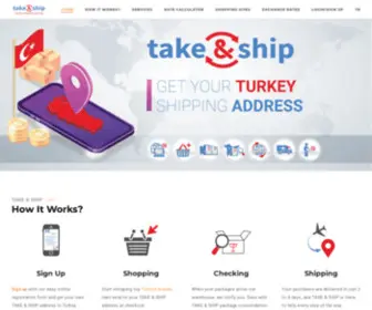 Takeandship.com(Shop Online in Turkey) Screenshot