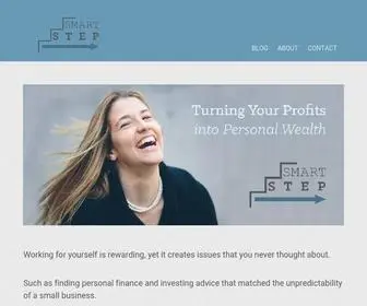Takeasmartstep.com(Personal Finance and Investing for Small Business Owners) Screenshot