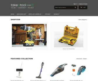 Takeatool.com(Online Warehouse for Builders) Screenshot