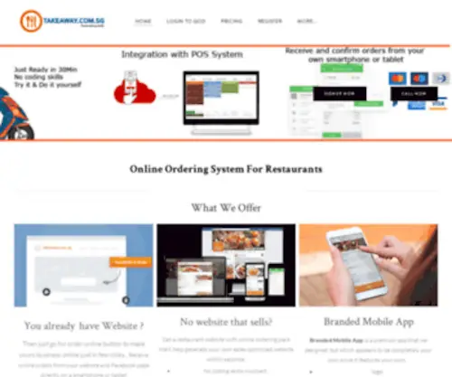 Takeaway.com.sg(Online Ordering System For Restaurants) Screenshot