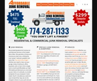 Takeawayjunk.com(Top Rated Junk Removal & Dumpster Rental Services in Massachusetts) Screenshot