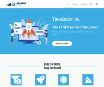 Takebacklink.com(Take Backlink) Screenshot