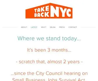 Takebacknyc.nyc(TakeBackNYC) Screenshot