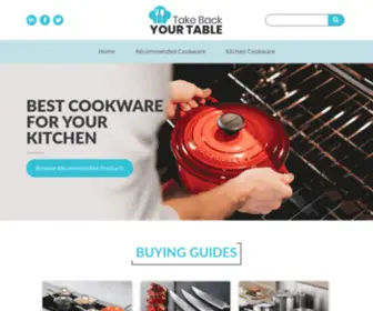 Takebackyourtable.com(Your #1 Kitchen Cookware Resource) Screenshot