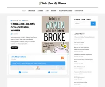 Takecareofmoney.com(Take care of your money) Screenshot