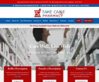 Takecarepharmacy.com(Take Care Pharmacy) Screenshot