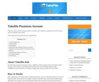 Takefile.net(Takefile Premium Account) Screenshot