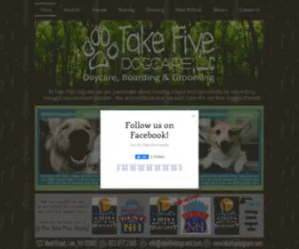 Takefivedogcare.com(Take Five Dogcare) Screenshot