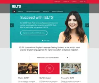 Takeielts.org(Take IELTS) Screenshot