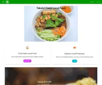 Takein.com(Fresh Local Food) Screenshot