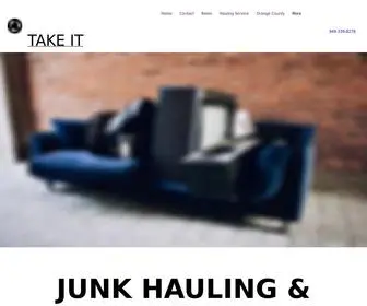 Takeitawayoc.com(Junk Removers) Screenshot