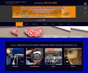 Takeittosams.com(Auto Body Repair Shop) Screenshot