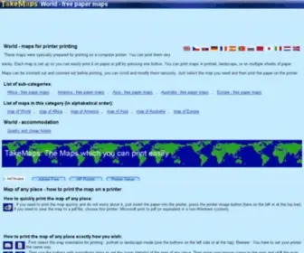 Takemaps.com(Free paper maps) Screenshot