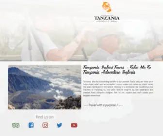 Takemetotanzania.com(Tanzania Safari Tours) Screenshot