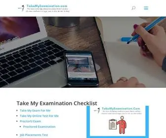 Takemyexamination.com(Take My Exam Online) Screenshot