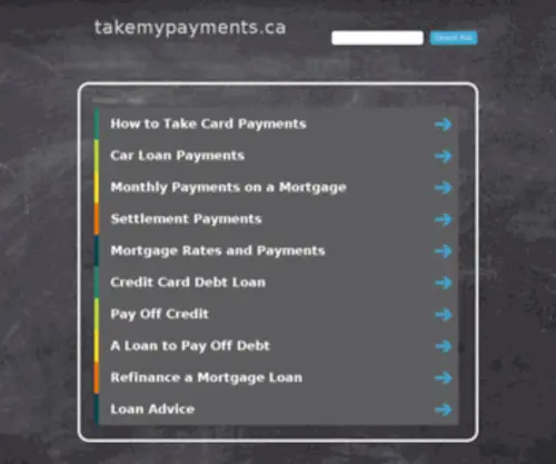 Takemypayments.ca(Lease trader) Screenshot
