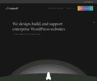 Takeoffnyc.com(Web Design for B2b tech startups) Screenshot