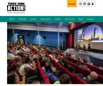 Takeoneaction.org.uk(Take One Action) Screenshot