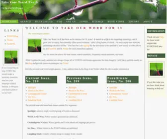 Takeourword.com(Takeourword) Screenshot