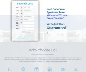 Takeoverlease.us(Hassle-Free Apartment Lease Transfer) Screenshot