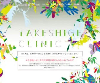 Takeshige-Clinic.com(武重医院) Screenshot