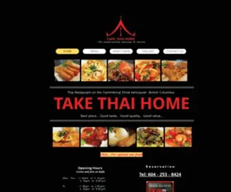 Takethaihomerestaurant.com(Thai Food) Screenshot