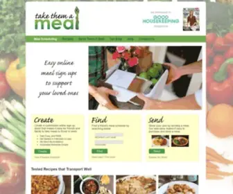 Takethemameal.com(Take Them A Meal) Screenshot