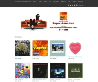 Takethistoheartrecords.com(Take This To Heart Records) Screenshot