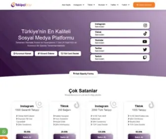 Takipcibayi.net(Takipci Bayi: Ucuz Fiyatlara Gerçek Türk Takipçi Satın AL) Screenshot