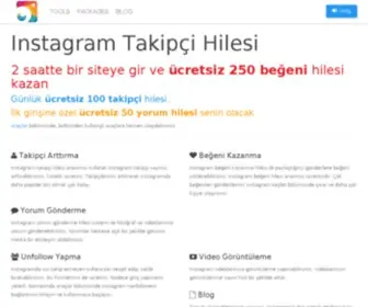 Takipcisepeti.com(Sosyal medya bayilik paneli) Screenshot