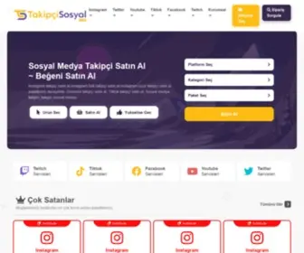 Takipcisosyal.net(Sosyal Medya Takipçi Satın Al) Screenshot