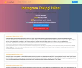 Takipcivarx.com(Instagram takipçi hilesi) Screenshot