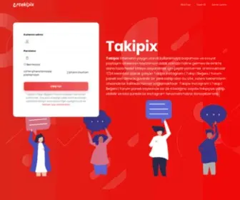 Takipix.com(Takipix Sosyal Medya Hizmetleri) Screenshot