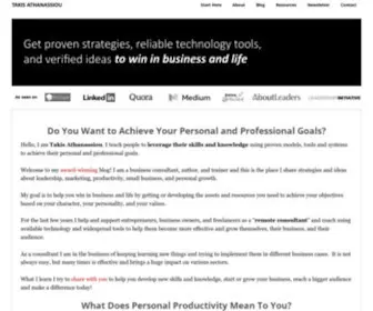 Takisathanassiou.com(Win In Business and Life) Screenshot