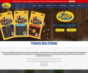 Takisbiltong.co.za(Takis) Screenshot