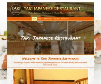 Takisushibar.com(Taki Japanese Restaurant) Screenshot