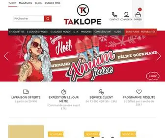 Taklope.com(Cigarette électronique) Screenshot