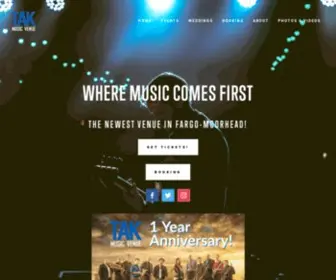 TakmusicVenue.com(TAK Music Venue) Screenshot
