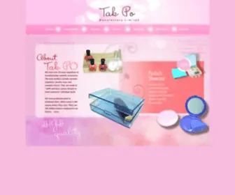 Takpomfy.com(Cosmetic Accessories Manufacturer) Screenshot