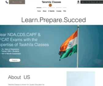 Takshilaclasses.com(Takshila Classes) Screenshot