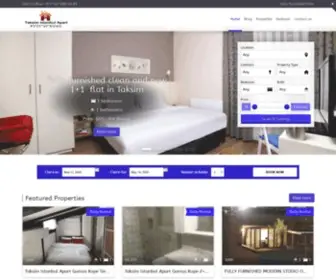 Taksimistanbulapart.com(Taksim Istanbul Apartment In City Center Short and Long Term) Screenshot