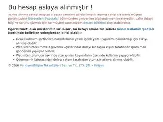 Taksitlekredi.com(Bu hesap askıya alınmıştır) Screenshot