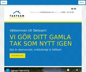 Takteam.se(Experter på Taktvätt och Takmålning) Screenshot