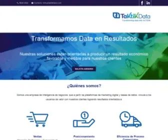 Taktikdata.com(Inteligencia de Negocios) Screenshot