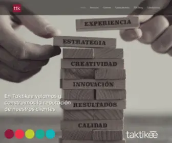 Taktikee.com(Taktikee, Agencia boutique de relaciones públicas) Screenshot