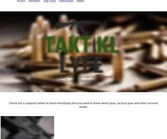 Taktikllyfe.com(Tactical gun accessories) Screenshot